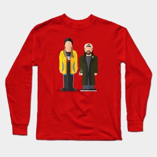 Jay & Silent Bob Minimalist Long Sleeve T-Shirt